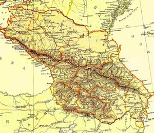 Закавказье в 1882 году.