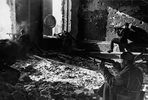 Октябрь 1942 г., бои в районе завода «Красный Октябрь»