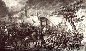 Взятие Нарвы Иваном Грозным.Б. А. Чориков, 1836