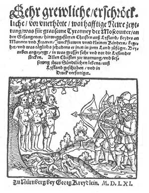 Русские войска в Ливонии, Георг Бреслейн, Нюрнберг, «Летучий листок», 1561