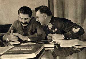 Сталин и Ворошилов в 1935.