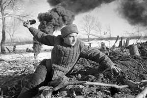 Боец Красной армии. Сталинград.