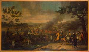 Пётр I в Полтавской битве. Л. Каравак, 1718