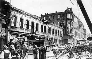Руины Минска (июль 1941)