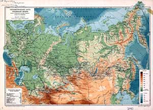 Карта Российской империи 1912 года