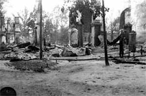 Могилёв. Руины города. июль, 1941 года