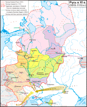 Киевская Русь в 1015—1113 гг.