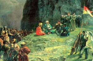 Свидание генерала Клюки-фон-Клюгенау с Шамилем в 1837 году (Григорий Гагарин)