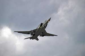 Наиболее совершенной моделью сверхзвукового ракетоносца стал Ту-22М3, поднявшийся в воздух в 1977 году