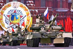 Колонна танков Т-80