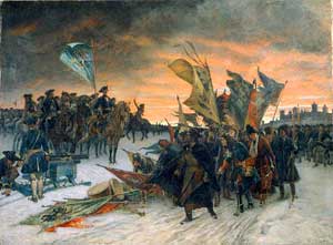 «Победа шведов в битве при Нарве» Густав Седерстрём. 1910.