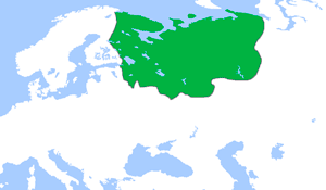Великое княжество Московское в 1500 году.