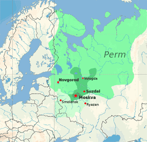Рост Великого княжества Московского с 1300 по 1521 год