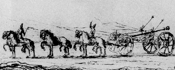 Пушка большого наряда (осадной артиллерии). Э. Пальмквист, 1674