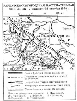 Карпатско-Ужгородская операция Карпатско-Ужгородская операция