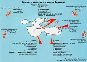 Десант на остров Соммерс Десант на остров Соммерс