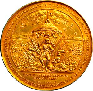 Памятная медаль в честь победы короля Владислава IV под Смоленском