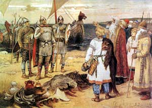 Призвание варягов. В. М. Васнецов