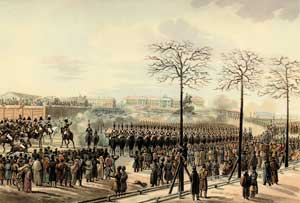 Карл Иванович Кольман Восстание декабристов, 1825 год